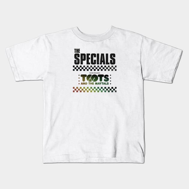 The Specials Toots And The Maytals Kids T-Shirt by nancycro